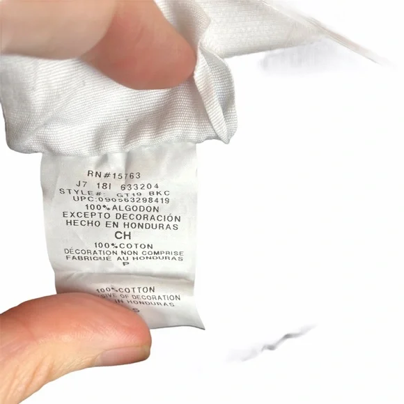 Champion Classic Satin Patch T-Shirt Black Small - Picture 8 of 8